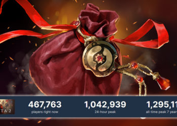 Karena hype The International 2022 dan juga arcana gratis yang dibagikan oleh Valve, jumlah pemain DOTA 2 melonjak sangat drastis.