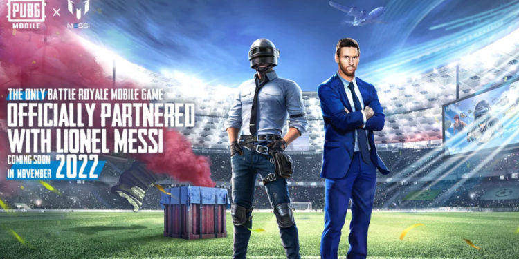 Krafton mengumumkan kolaborasi terbaru PUBG Mobile Lionel Messi yang rencananya siap berlangsung pada November ini