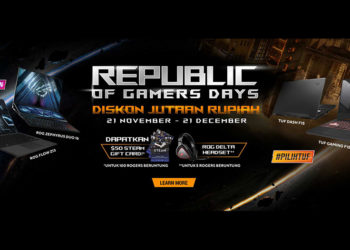ASUS Indonesia menggelar program Republic of Gamers Day khusus untuk gamers di Indonesia dengan berbagai diskon yang sangat menarik.