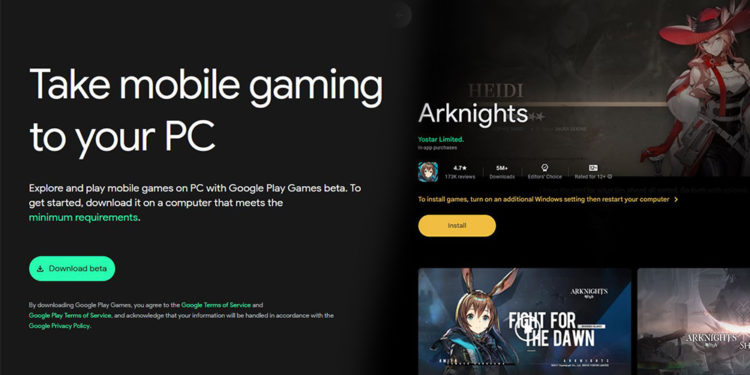 Google Play Games PC akhirnya kini sudah tersedia resmi di Indonesia. Jika tertarik, para gamer bisa download langsung melalui situs resminya.