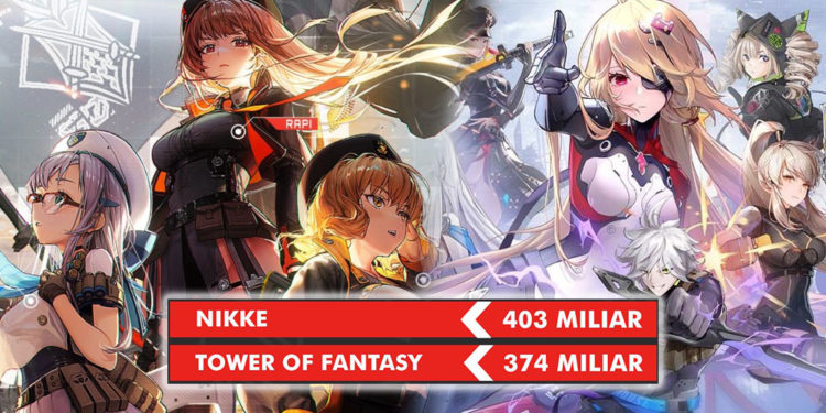 Penghasilan Seminggu Pertama Rilis NIKKE Sukses Kalahkan Tower of Fantasy