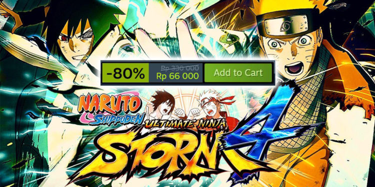 Naruto Shippuden Ultimate Ninja Storm 4 telah mendapatkan diskon gila-gilaan hingga 80% di Steam sejak 17 November kemarin.