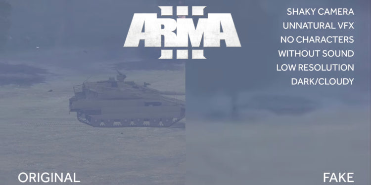 Bohemia Interactive mendapati kalau gameplay Arma 3 sampai dijadikan dokumentasi perang palsu
