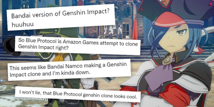Akhir-akhir ini Blue Protocol kembali mendapat banyak reaksi dari pemain awam yang mengiranya sebagai kloningan Genshin Impact