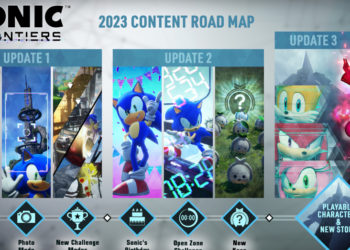SEGA telah mengumumkan roadmap DLC gratis untuk Sonic Frontiers yang akan rilis di sepanjang tahun 2023 mendatang