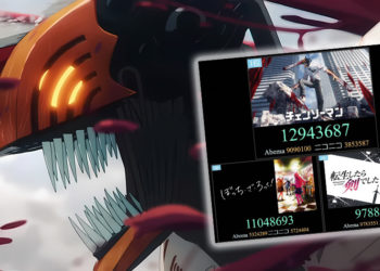 Chainsaw Man masih menjadi anime yang paling banyak ditonton sepanjang fall atau musim gugur 2022 ini pada situs streaming di Jepang.