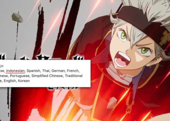 Pada halaman App Store disebutkan bahwa Black Clover Mobile tersebut bakal mendukung Bahasa Indonesia sekaligus.