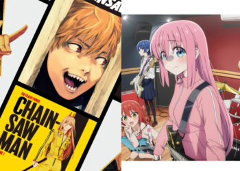 Penjualan fisik minggu pertama untuk DVD dan Blu-Ray Chainsaw Man kalah telah hingga 9x lipat dari Bocchi The Rock 9