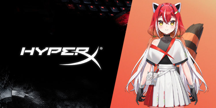 Himura Kuraudo telah bergabung sebagai salah satu ambassador HyperX yang siap menjalani livestream rutin setiap minggunya