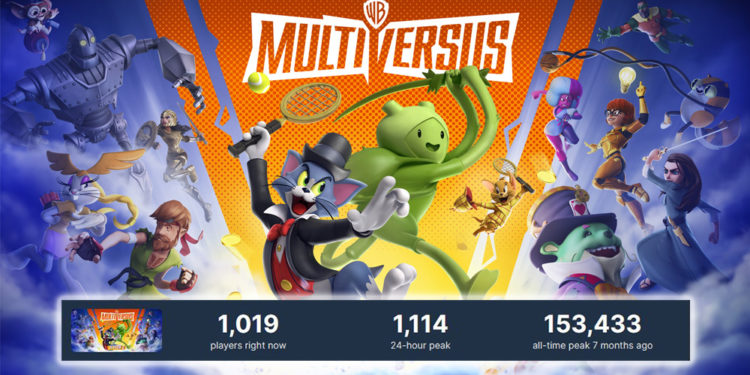 Menurut data dari SteamDB, MultiVersus mengalami penurunan jumlah pemain yang sangat drastis hingga 99% pemain.