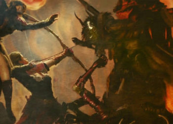 Seniman ternama - Adam Miller mengubah langit-langit katedral yang telah didekonsekrasi di Prancis dengan art demon ala Diablo IV.