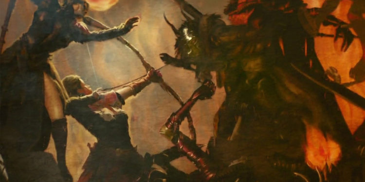 Seniman ternama - Adam Miller mengubah langit-langit katedral yang telah didekonsekrasi di Prancis dengan art demon ala Diablo IV.