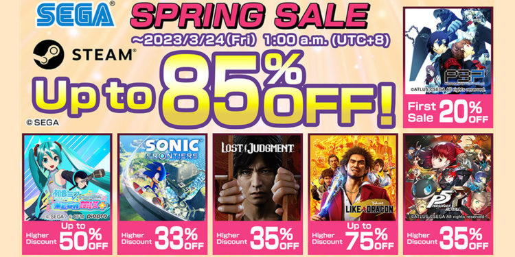 Diskon Spring Sale di Steam resmi dimulai dan SEGA menjadi salah satu publisher yang gila-gilaan dalam menawarkan diskon yang cukup menarik.