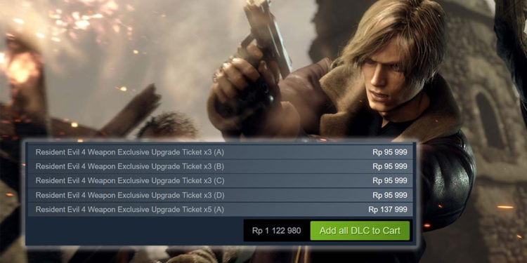 Capcom telah resmi menambahkan microtransaction ke dalam remake Resident Evil 4 berupa upgrade senjata dengan total biaya 700 ribu rupiah.