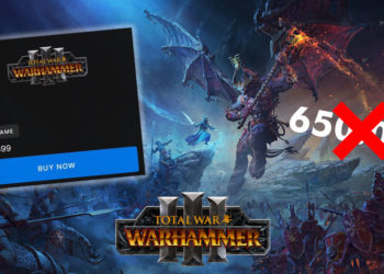 Total War Warhammer III yang seharusnya dibanderol dengan harga 650 ribu rupiah, kini mengalami bug price dan dibanderol 3.600 rupiah saja.