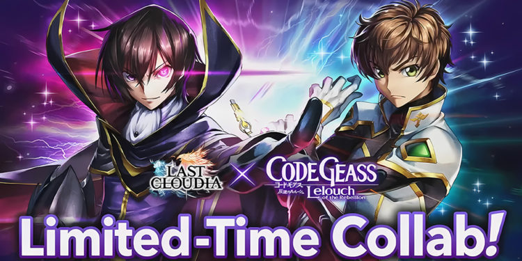 Last Cloudia akan kedatangan kolaborasi khusus bersama serial anime terkenal, Code Geass mulai tanggal 25 Mei
