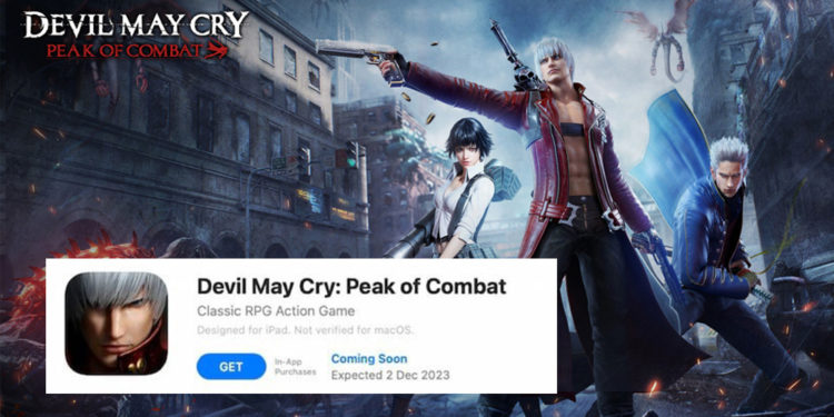 Devil May Cry: Peak of Combat yang akan dirilis secara global baru akan tersedia pada 2 Desember 2023 menurut halaman App Store.