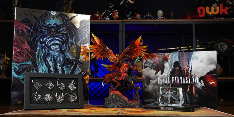 Berikut kami sudah membuat unboxing untuk bundle penjualan premium Final Fantasy XVI Collector's Edition