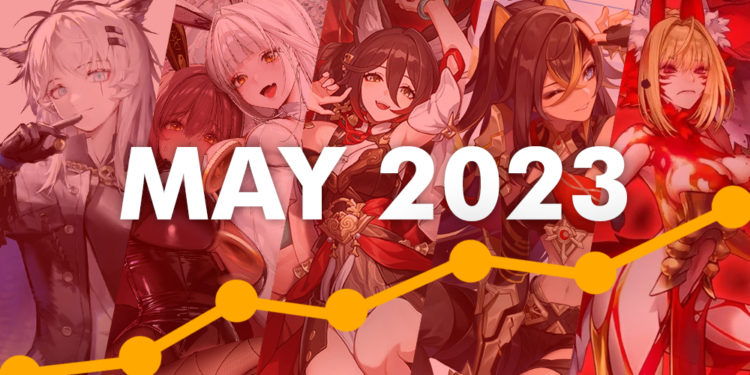 Ranking pendapatan game mobile RPG terpopuler sepanjang Mei 2023 berhasil dikuasai Honkai Star Rail