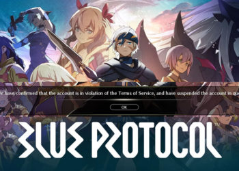 Bandai Namco sudah resmi melakukan ban masal di Blue Protocol sejak 17 Juni kemarin untuk para gamer yang berada diluar Jepang.