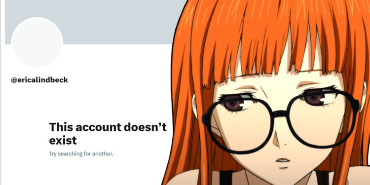 Erica Lindbeck selaku pengisi suara Futaba Sakura telah menghapus akun Twitter setelah jadi korban bully