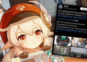 Muncul sebuah pesan yang mengancam akan meledakkan bom di lokasi event Genshin Impact Summer Festival 2023 di Korea Selatan.