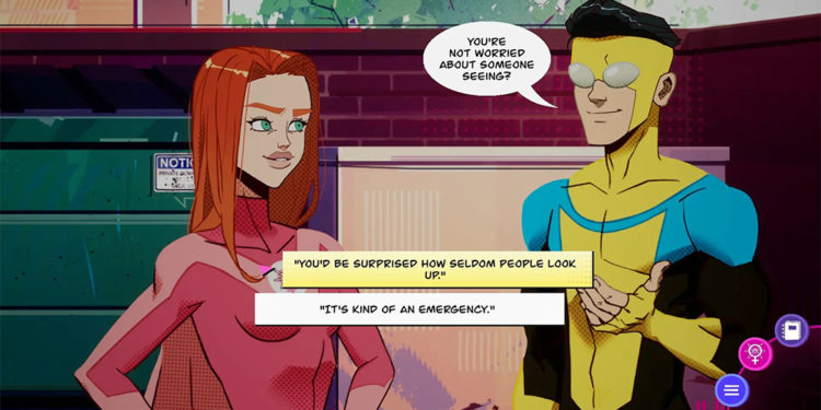 Skybound Games mengumumkan game baru dari seri Invincible dengan bergenre visual novel - Invincible Presents: Atom Eve