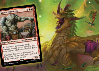 Preview untuk kartu Heartless Hidetsugu dengan risk reward tinggi dari set Magic: The Gathering - Commander Masters