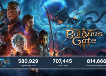 Baldur’s Gate 3 Sukses Besar dengan 814 Ribu Pemain Online Bersamaan