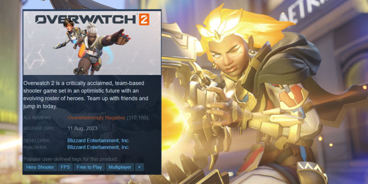 Sayangnya, perilisan Overwatch 2 di Steam tidak begitu disambut baik oleh para gamer dengan ratusan ribu review negatif yang diberikan.