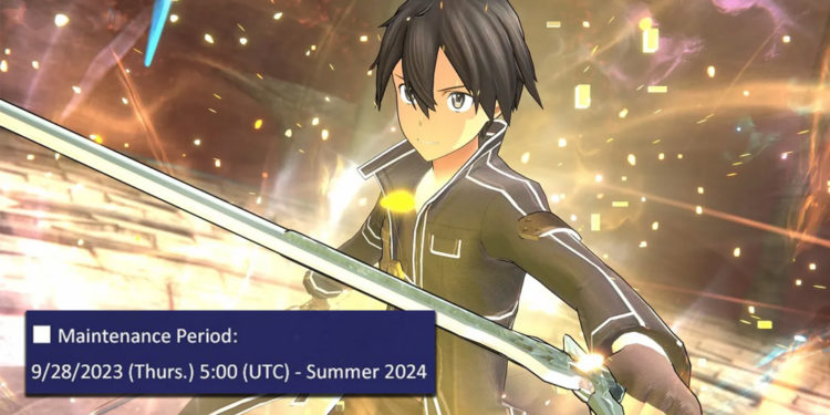 Sword Art Online Variant Showdown akan "mati" sementara dengan melakukan maintenance selama setahun lebih, tepatnya hingga Summer 2024.