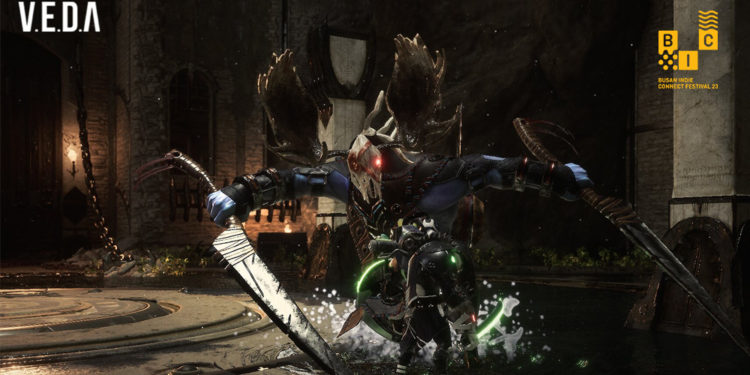 VEDA adalah game soulslike yang dikembangkan dengan Unreal Engine 5 oleh developer asal Korea Selatan, Tripearl Games.