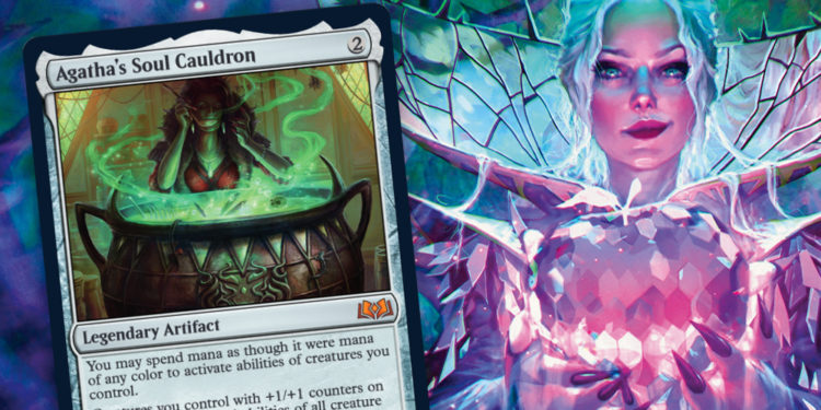 Preview untuk kartu Agatha's Soul Cauldron yang sangat fleksibel dari set Magic: The Gathering - Wilds of Eldraine