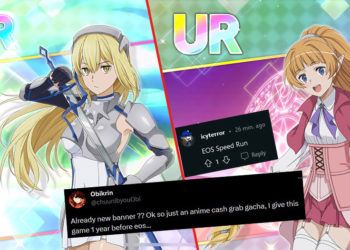 DanMachi: Battle Chronicle merilis banner rate up baru untuk karakter - Ais dan Lefiya secara mendadak, tanpa pengumuman dari jauh hari.