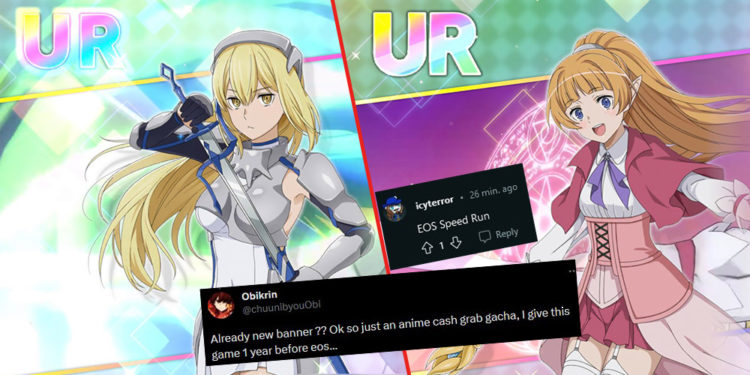 DanMachi: Battle Chronicle merilis banner rate up baru untuk karakter - Ais dan Lefiya secara mendadak, tanpa pengumuman dari jauh hari.