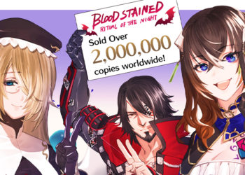 Bloodstained: Ritual of the Night mengumumkan bahwa gamenya telah terjual sebanyak 2 juta copy di seluruh dunia