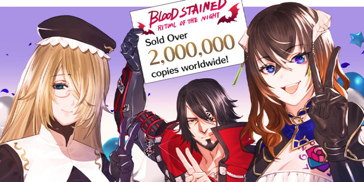 Bloodstained: Ritual of the Night mengumumkan bahwa gamenya telah terjual sebanyak 2 juta copy di seluruh dunia