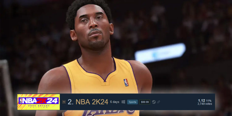 NBA 2K24 versi PC yang selalu menjadi anak tiri telah menorehkan rekor sebagai game dengan review paling buruk kedua di Steam.