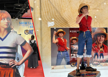 Kami beruntung bisa mengunjungi toko Toy Sapiens di Shibuya yang mengadakan kolaborasi spesial antara Hot Toys dan Netflix One Piece.