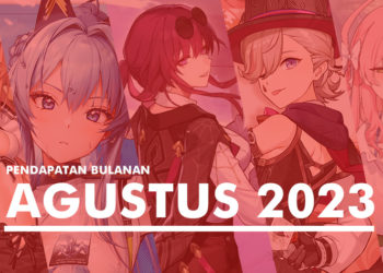 Ranking pendapatan game mobile RPG terpopuler sepanjang Agustus 2023 berhasil dikuasai oleh Honkai Star Rail, disusul Fate/Grand Order.