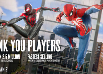 Sony Interactive Entertainment telah resmi mengumumkan bahwa Marvel’s Spider-Man 2 telah terjual sebanyak 2.5 juta copy di hari pertama.
