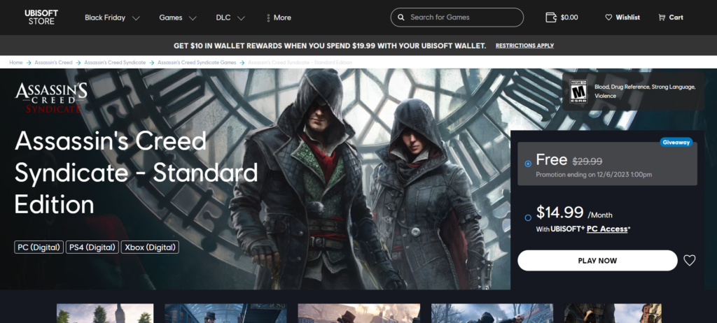 Assassin's Creed Syndicate Bisa Diklaim GRATIS di Ubisoft Store | GamerWK