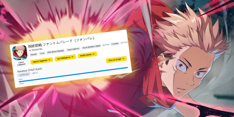 Game mobile RPG terbaru Jujutsu Kaisen Phantom Parade berhasil meraih rekor pendapatan gemilang sejak rilisnya minggu lalu