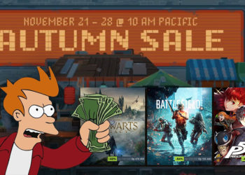 Steam Autumn Sale diselenggarakan mulai dari 22 November sampai dengan 29 November waktu Indonesia. Banyak diskon menarik.