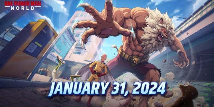 Crunchyroll sebagai publisher versi barat mengumumkan jadwal rilisnya duluan, dimana One Punch Man World akan rilis pada 31 Januari 2024.
