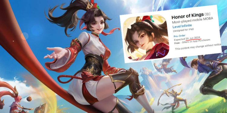 Menurut App Store, tanggal rilis yang direncanakan untuk Honor of Kings diperkirakan akan tersedia secara global pada 20 Juni 2024.