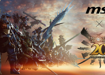 MSI telah bekerjasama dengan Capcom untuk memasarkan produk gaming bertema anniversary ke-20 Monster Hunter
