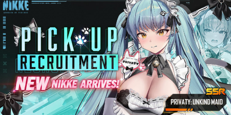 SHIFT UP telah memberi teaser update baru Goddess of Victory: NIKKE yang akan membawa varian baru dari karakter Privaty