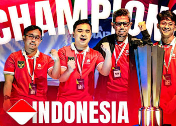 Indonesia berhasil menjadi juara di eAsian Cup 2023 setelah berhasil menang secara dramatis melawan di Jepang di final.