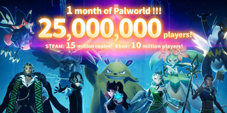 Palworld telah dimainkan oleh lebih dari 25 juta pemain sejak diluncurkan menurut data dari sang developer - Pocketpair.